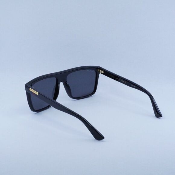 💯 NEW GUCCI GG0748S 001 BLACK GREY SUNGLASSES - Picture 11 of 12
